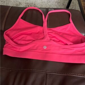 lululemon athletica Vibrant Pink Sports Bra